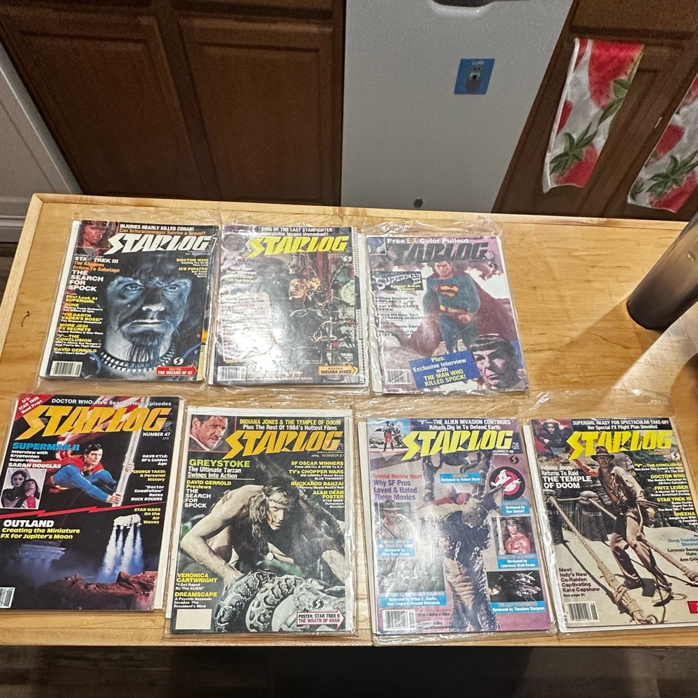 Lot of Starlog Magazine.